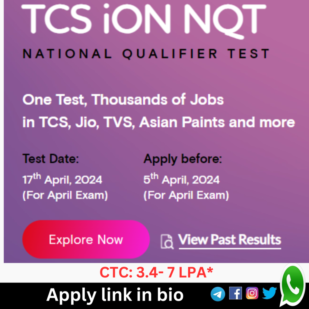 TCS NQT exam date