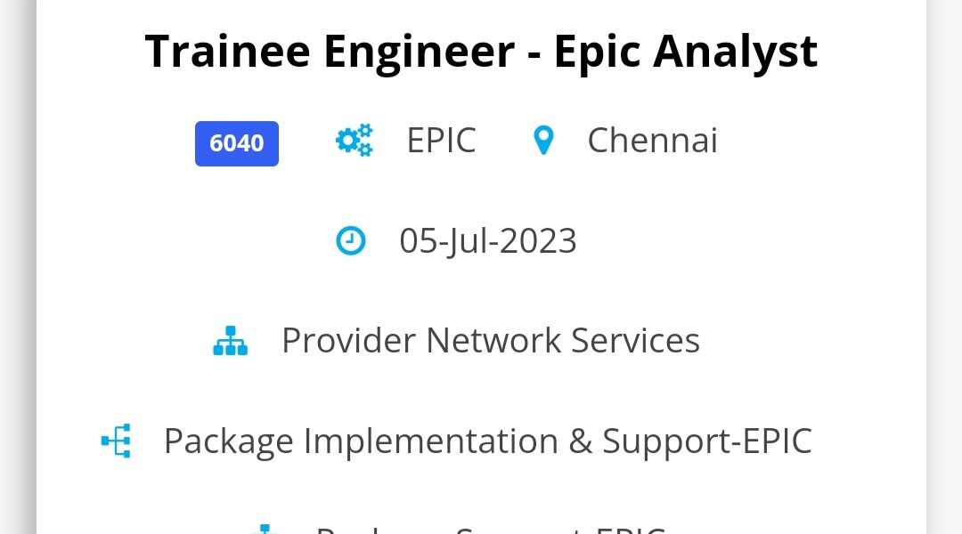 Thryve Offcampus Drive 2024 hiring Trainee Engineer, Chennai