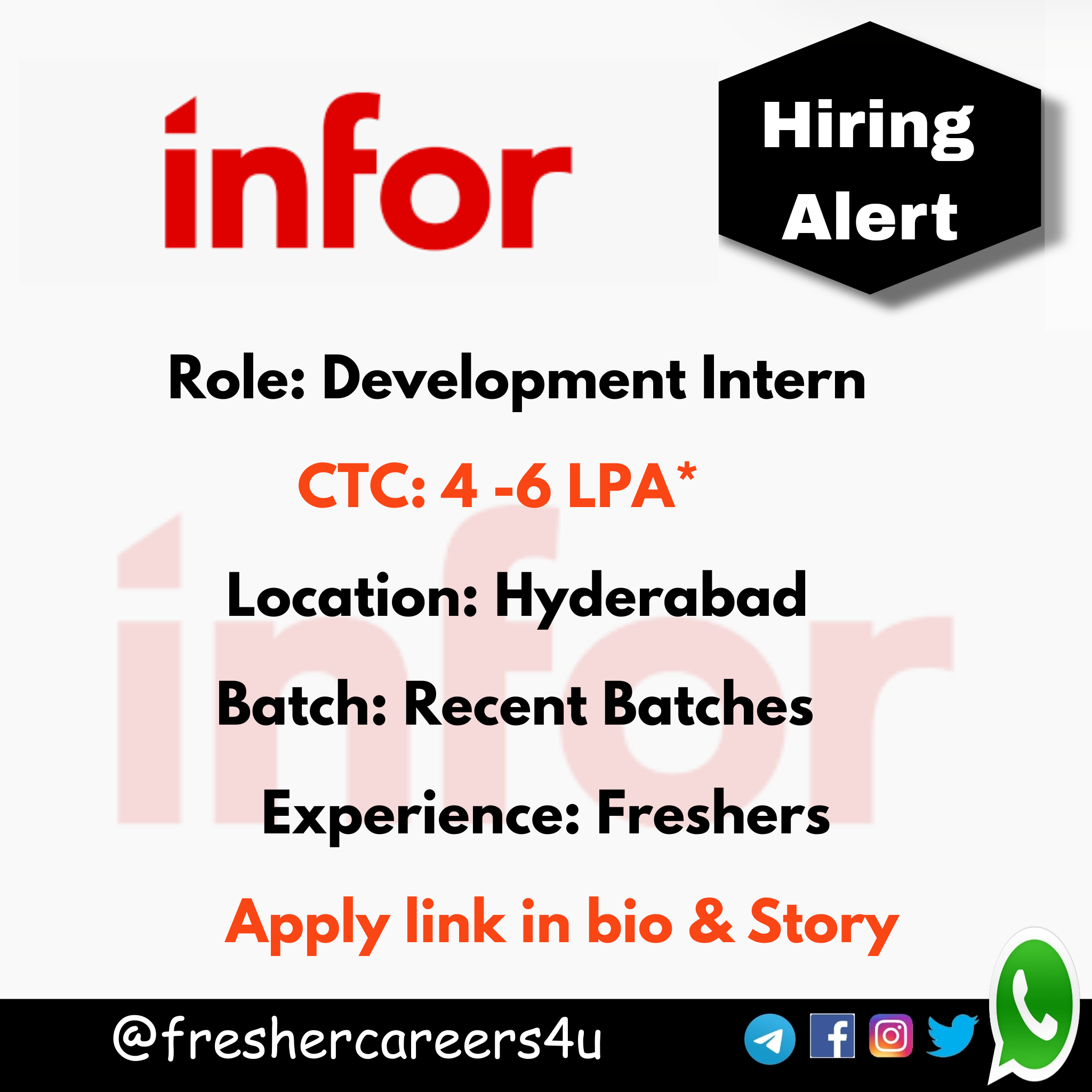 Infor Internship 2024