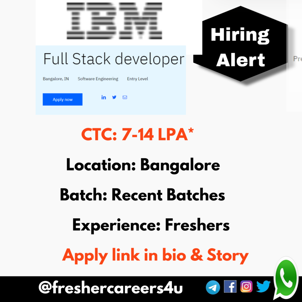 IBM Mass Recruitment 2024 Hiring Full Stack Developer 7 14 LPA   Role Software Development Intern 2 1024x1024 