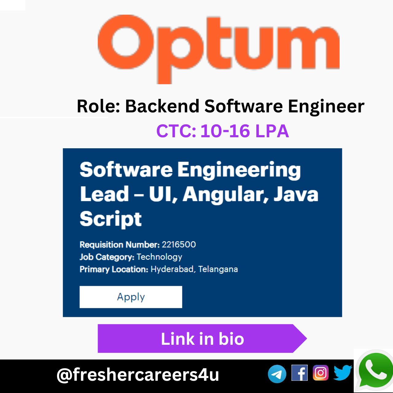 Optum Mass Hiring for Freshers 2024