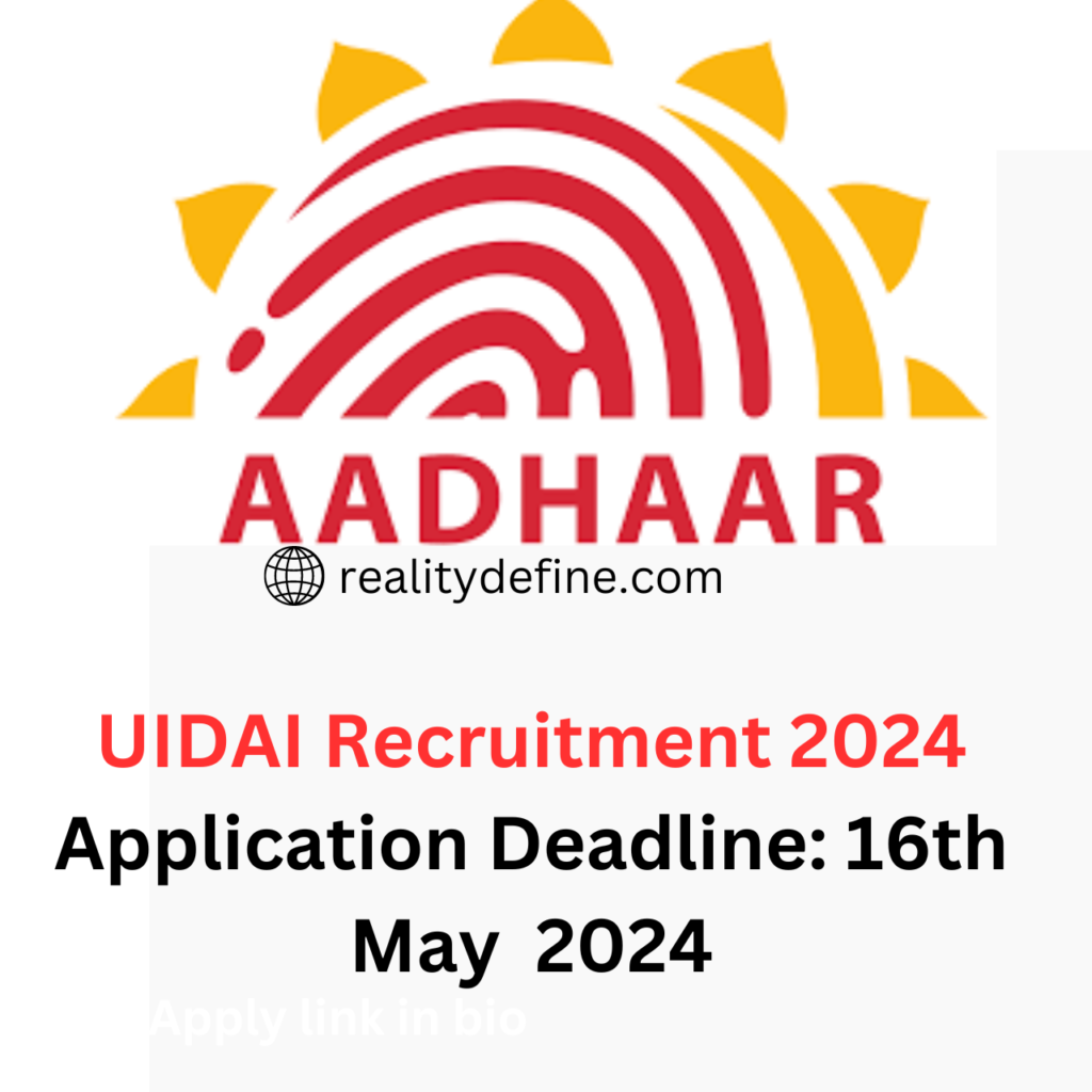 UIDAI Recruitment 2024