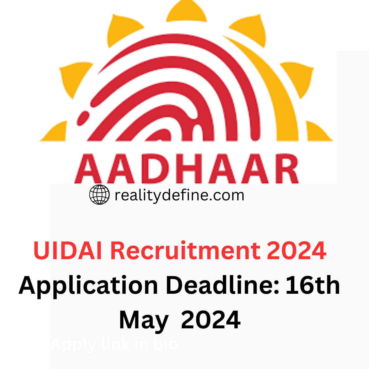 UIDAI Recruitment 2024, Apply Online ASO and AAO, Check Salary