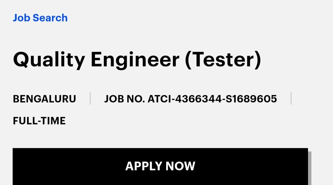 Accenture Recruitment 2024 Hiring Freshers As Quality Engineer (Tester ...