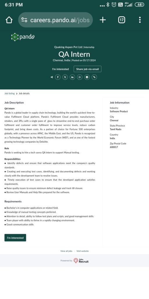 Pando Off-campus Drive 2024