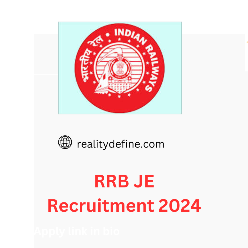 RRB JE Recruitment 2024