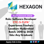 Hexagon Recruitment 2024