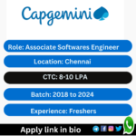 Capgemini Recruitment 2024