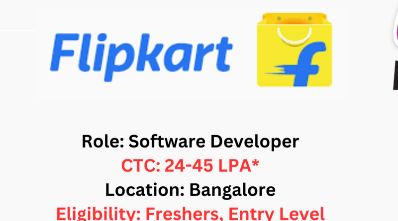 Flipkart Off-campus Drive 2024