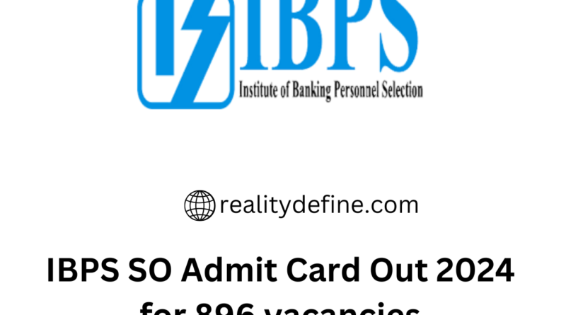 IBPS SO Recruitment 2024