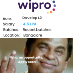 Wipro Freshers Recruitment 2025