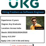 UKG Recruitment 2025