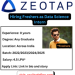 Zeotap Recruitment 2025