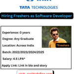 Tata Technologies Off-campus Drive 2025