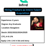 Infrrd Off-Campus Hiring 2025