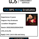 TCS BPS Hiring Batch 2025