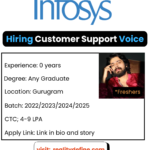 Infosys Off-campus Drive 2025