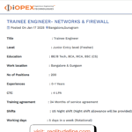 Iopex Off-Campus 2025 hiring