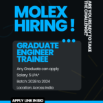 Molex Off-Campus 2025 hiring