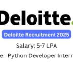 Deloitte Freshers Recruitment 2025