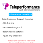 Teleperformance Off-campus Drive 2025