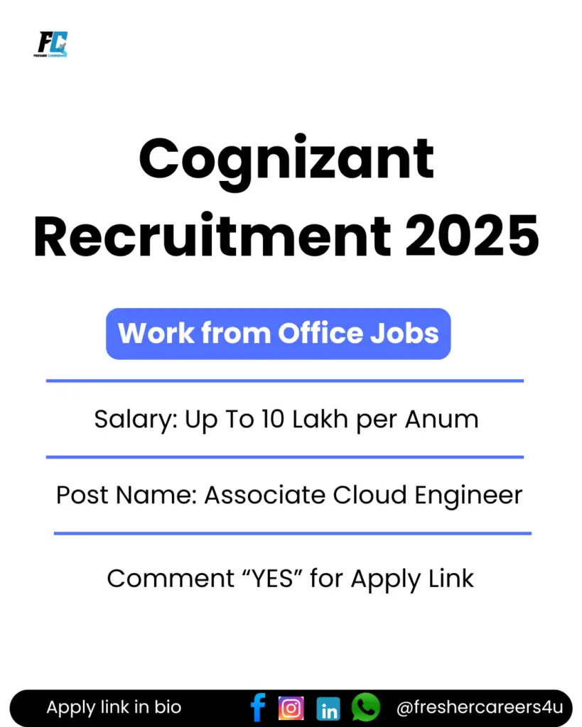 Cognizant Off-Campus Drive 2025