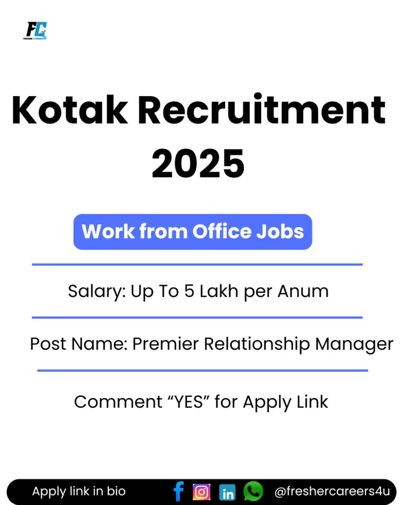 Kotak Life sciences Off-campus Drive 2025