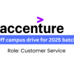 Off campus drive for 2025 batch