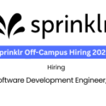 Sprinklr Off-Campus Drive 2025