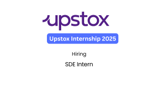 Upstox Internship 2025