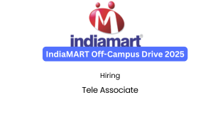 IndiaMART Off-Campus Drive 2025