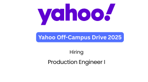 Yahoo Off-Campus Drive 2025