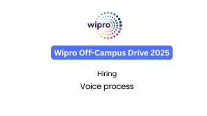 Wipro Off-Campus Drive 2025