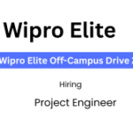 Wipro Elite Off-Campus Drive 2025