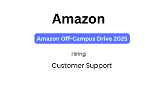Amazon Off-Campus Drive 2025
