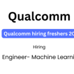 Qualcomm hiring freshers 2025