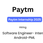 Paytm Internship 2025