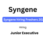 Syngene Off-Campus Drive 2025