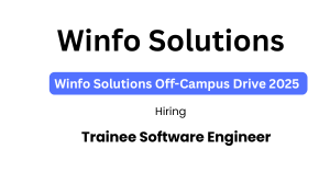 Winfo Solutions Off-Campus Drive 2025