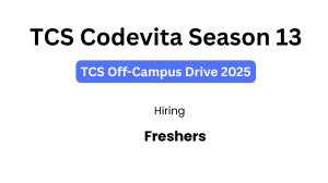 TCS Codevita Season 13