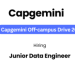 Capgemini recruitment for Freshers 2025