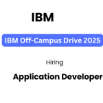 IBM Off-Campus Drive 2025