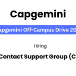Capgemini recruitment for Freshers 2025