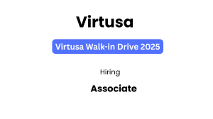 Virtusa Off-Campus Drive 2025