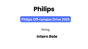 Philips Freshers Internship 2025