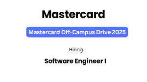 Mastercard Off-Campus Drive 2025