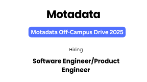 Motadata Fresher Opportunities