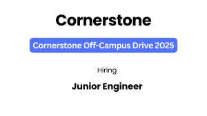 Cornerstone Off-Campus Drive 2025