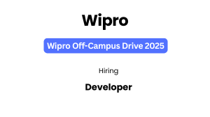 Wipro Recruitment 2025