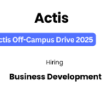 Actis Off-Campus Drive 2025